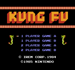 Kung Fu title screenshot